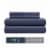 HD Designs 300 Thread Count Sheet Set Full - 4 Pack Dark Blue Perspective: front