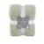 HD Designs® Heathered Cozy Knit Blanket - Green Perspective: front