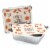 Holiday Home Fall Harvet Foil Rectangle To Go Aluminum Containers - Set of 2 Perspective: front