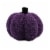 Holiday Home 7" Purple Felt Pumpkin Halloween Décor Perspective: front