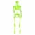 Holiday Home Pose N Stay Skeleton - Green Perspective: front