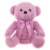 Holiday Home Teddy Bear Plush - Pink Perspective: front