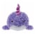 Holiday Home 22 Inch Purple Narwhal Plush Perspective: front
