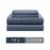 Modavari 500 Thread Count Egyptian Cotton Full Sheet Set - Blue Perspective: front