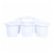 OfficeWorks 6 Cup Caddy - White Perspective: front