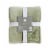 HD Designs Chenille Sherpa Throw - Green Perspective: front