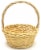 Holiday Home Easter Split Willow Basket - Natural Perspective: front