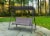HD Designs Outdoors Nora Three Seat Cushion Swing Perspective: front