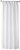 Everyday Living® Rocklin Light Filtering Single Window Panel - White Perspective: front