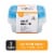 Smart Way™ BPA-Free Plastic Small Square Food Storage Container - 5 pack Perspective: front