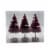 Holiday Home Bottle Brush Trees - Red Perspective: front
