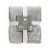 HD Designs Chenille Sherpa Throw - Gray Perspective: front