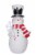 Holiday Home Snowman with LED Neon Snowflake Decoration Perspective: front