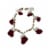 Holiday Home Wooden Garland with Red Boots Perspective: front