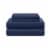 Modavari Home Bamboo Sheet Set - Blue Perspective: front