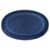 Dash of That Chrysalis Blue Oval Platter - Blue Perspective: front