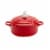 Holiday Home Red Tree Casserole Dish with Lid Perspective: front