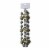 Holiday Home 6' Champagne and Silver Glitter Ball Garland Christmas Holiday Decoration Perspective: front