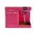 Holiday Home Valentine's Day Clear Iridescent Coupe Glasses Perspective: front