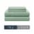 Modavari 500 Thread Count Egyptian Cotton Full Sheet Set - Green Perspective: front