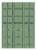 SDS for HD Designs Poly Pro Rug - Green Geo Design Perspective: front