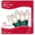 Holiday Home® Clear Incandescent Green Wire C9 Christmas Lights Perspective: front