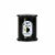 Holiday Home Halloween Black Apothecary Candle Witch's Brew Perspective: front