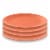 HD Designs Outdoors Dinner Plates - Papaya Perspective: front