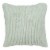 HD Designs Ribbed Faux Fur Decorative Pillow - Light Gray Perspective: front