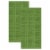Everyday Living Solid Waffle Kitchen Towels - Green Perspective: front