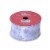 Holiday Home® 2.5" White Satin with Silver Glitter Snowflake Ribbon Perspective: front