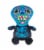 Holiday Home Halloween Day of the Dead Blue Skeleton Plush Perspective: front