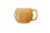 Holiday Home Orange Pumpkin Shaped Mug Perspective: front
