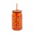 Holiday Home Halloween Decal Tumbler - Orange Perspective: front