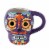 Holiday Home® Day of the Day Figural Skull Mug - Purple Perspective: front