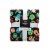 Holiday Home Dia de los Muertos Guitars Microplush Throw Blanket Perspective: front