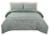 Modavari Home Fashions 3 Piece Comforter Set Green Perspective: front