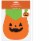 Holiday Home® 15 ct Pumpkin Halloween Treat Bags and Ties Perspective: front
