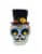Holiday Home Halloween Day of the Dead Gentleman Skull Perspective: front