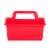 OfficeWorks 4-Compartment Caddy - Red Perspective: front