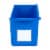 Magazine Holder Blue Perspective: front