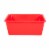 Office Works Plastic Book Bin - Red Perspective: front