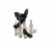 Holiday Home 5" Black Skeleton Hand with Butterflies Halloween Décor Perspective: front