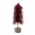 Holiday Home LED Bottle Brush Tree - Red Perspective: front