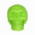 Holiday Home Blacklight Skull Green Perspective: front