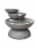 HD Outdoors Bowl Fountain - Grey Perspective: front