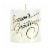 Holiday Home Christmas Small Pillar Candle Season's Greetings Perspective: front