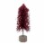 Holiday Home LED Bottle Brush Tree - Red Perspective: front