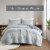 HD Designs 3-Piece Comforter Set - Blue Square Perspective: front
