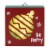 Holiday Home Ornament LED Block Table Sign Perspective: front